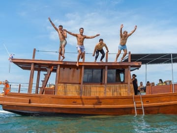Half-Day Thai Teak Cruiser — Big Buddha Coast, Silver Beach Snorkel & Lunch