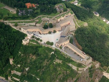 Aerial photograph of the Festung Ehrenbreitstein, Credits: Fritz Geller-Grimm