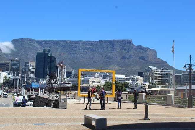 Table Mountain form the Waterfront mall
