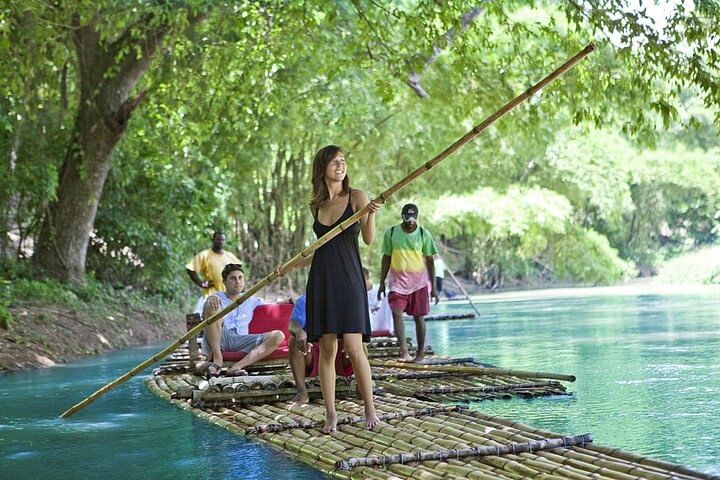 Bamboo Rafting with Limestone foot or Full Body Massage in Montego Bay