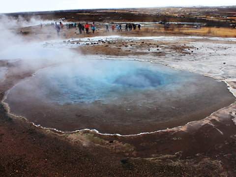 Iceland hot spring