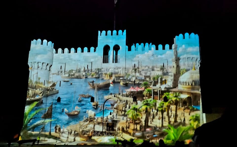 Sound and Light Show Tour at Historic Alexandria, Egypt
