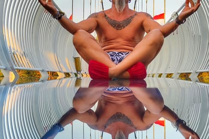 Glass Bridge and Waterfalls