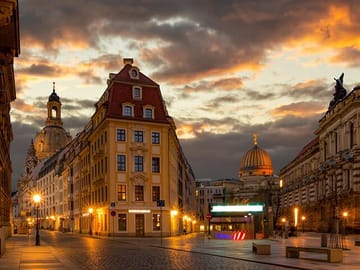 Walking Tour of Dresden's Historic Striezelmarkt Christmas Market