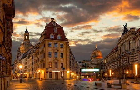 Walking Tour of Dresden's Historic Striezelmarkt Christmas Market