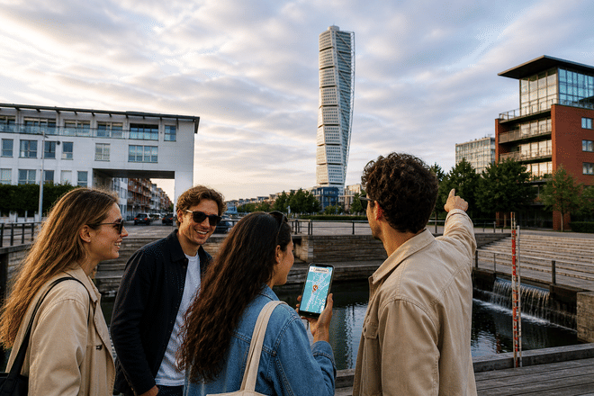 Self-Guided Secrets of Malmö Exploration Game