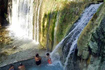 Swim and relax at Blue lake and hot springs, Aridaia – Edessa