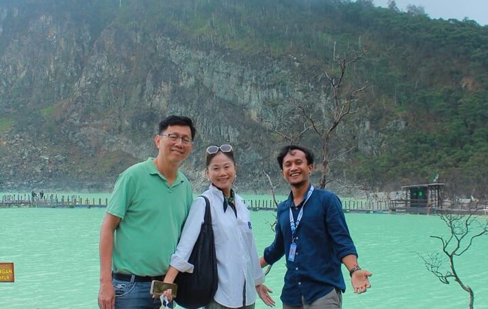 Jakarta Ciwidey White Crater and Patengan Lake from Jakarta