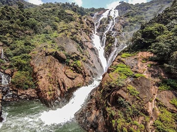 Dudhsagar Falls and Tambdisurla Temples Day Tour from Goa