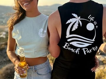 Life is a Beach Party merch