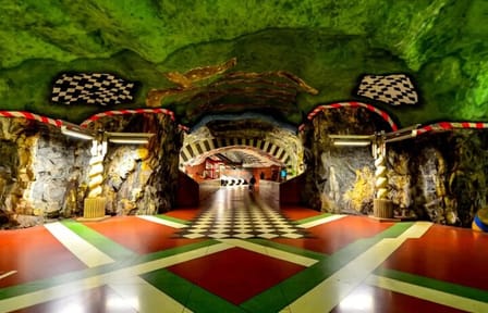 Stockholm Subway Art and Photo Tour World’s longest gallery