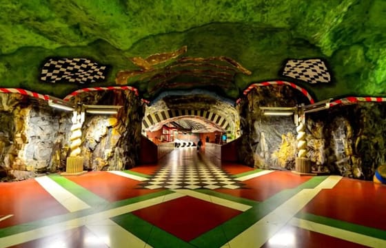 Stockholm Subway Art and Photo Tour World’s longest gallery