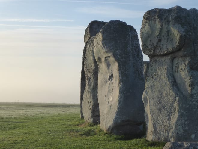 Some people can see faces in the stones at Stonehenge - can you?!