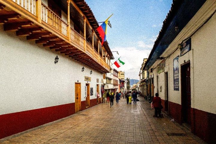 Traditional streets in Zipaquirá