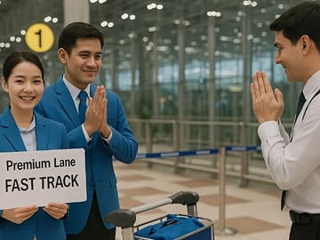 Suvarnabhumi Airport Guided Fast-Track Service in Bangkok