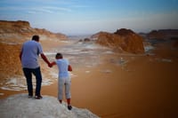 White desert Egypt