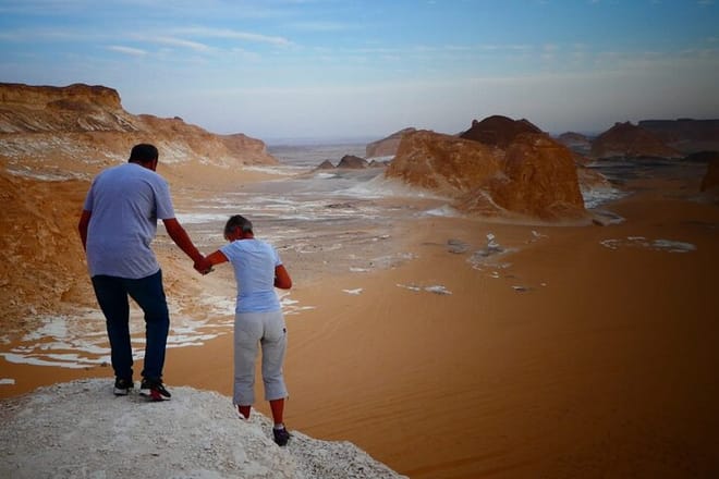 White desert Egypt