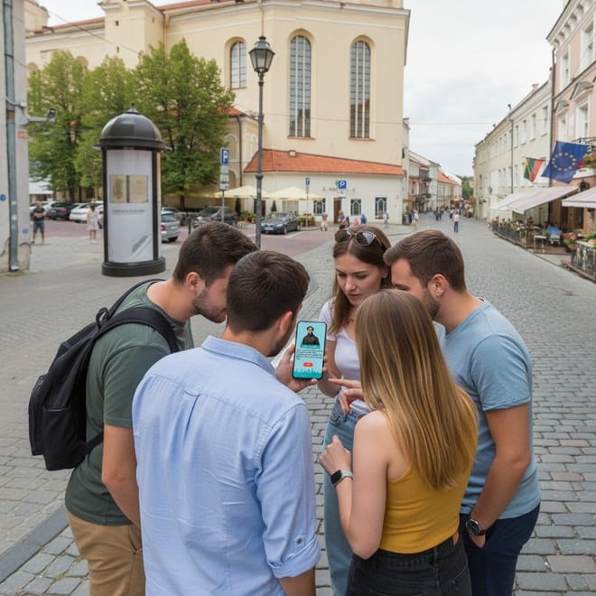 Secrets of Vilnius Self-Guided Exploration Game Tour 8