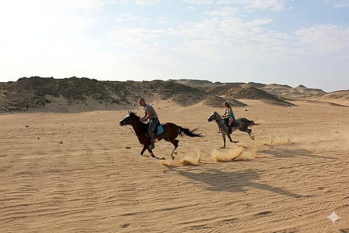 Horse Riding Experience – Desert, Beach & Swimming – Hurghada