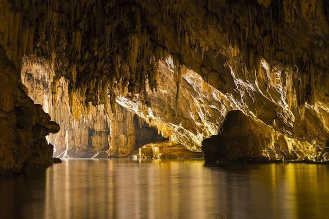 Tham Lod Cave & Pre-Historical Tomb & Bamboo Bridge photo 4