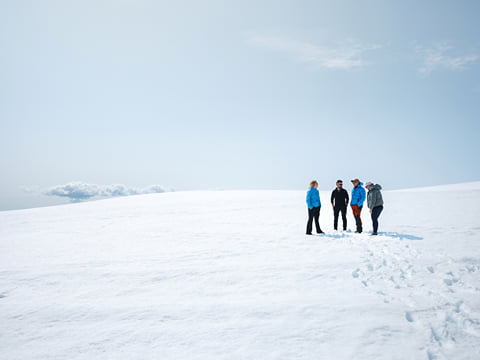 Enjoy the view on Langjökull glacier