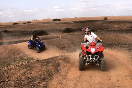 From Marrakech: Quad Bike and Dinner Show in Agafay Desert
