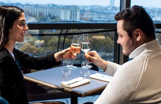 Eiffel Tower Visit, Lunch on the Tower & Paris Seine River Cruise