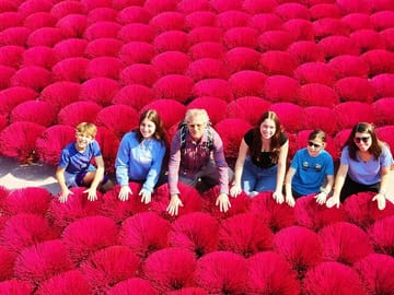 Incense Village to Ninh Binh Tam Coc Day Tour Small Group of 09