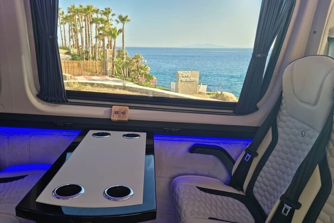 Mykonos Luxury Private Transfer by minibus - private driver - island tours