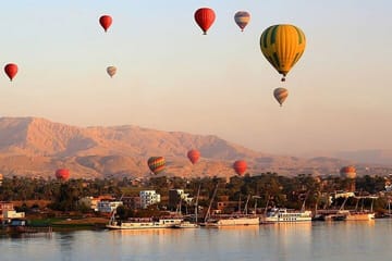 Hot Air Balloon with Luxor East Bank Exploration