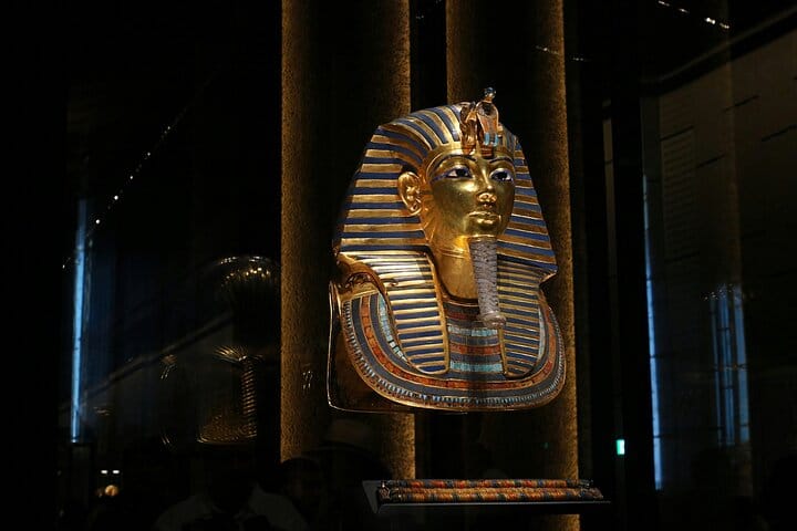 The Golden Mask of King Tut Ankh Amun