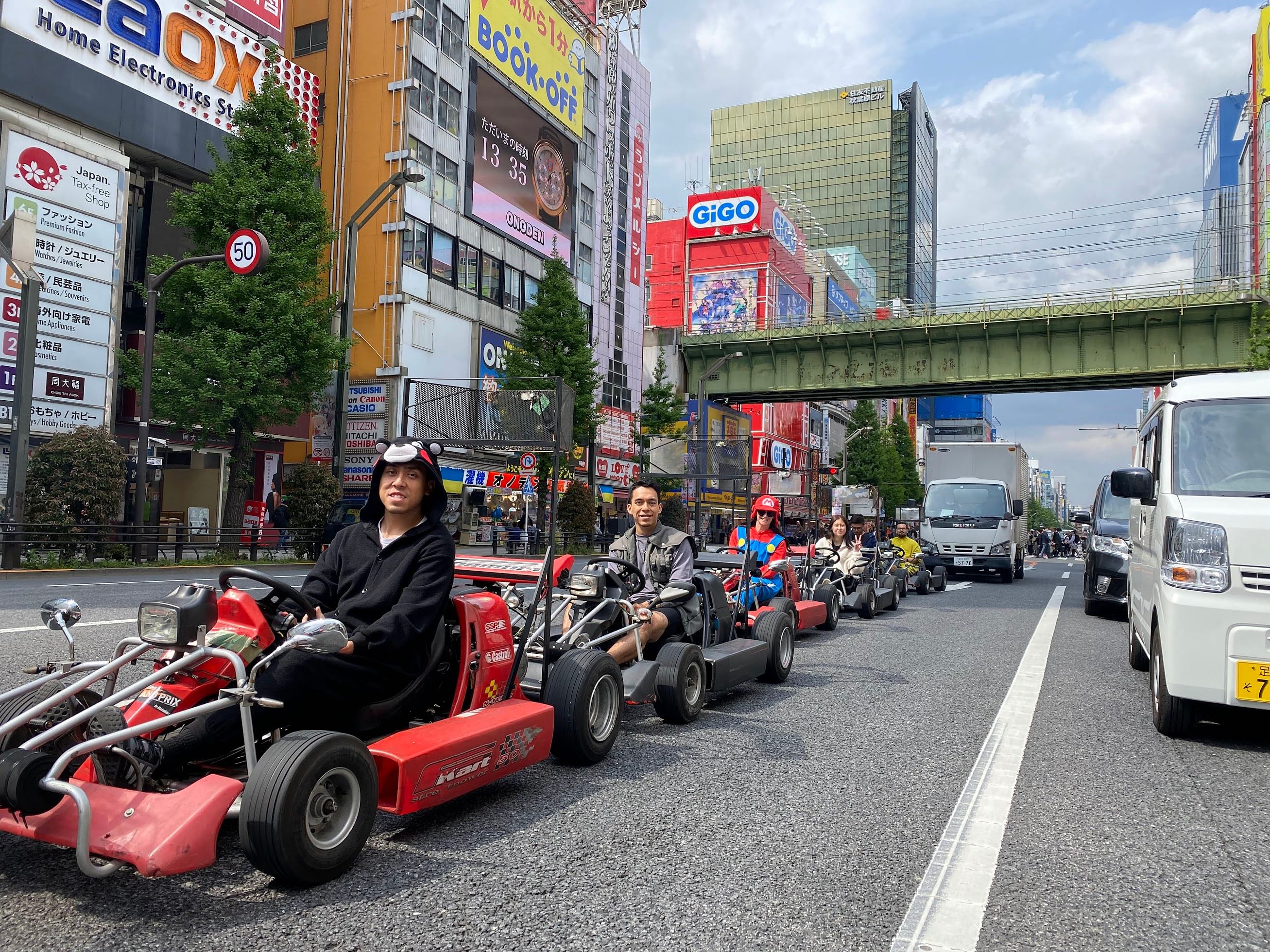 Tokyo Go-Kart Ride with IDP (one or two hour options)