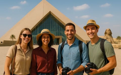Private Tour of Giza Pyramids and Egyptian Museum
