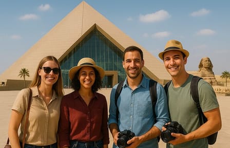 Private Tour of Giza Pyramids and Egyptian Museum