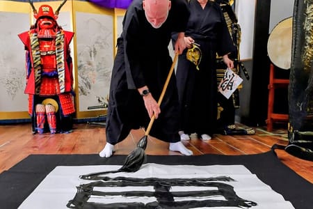 Samurai Calligraphy:Final brushstrokes of a lifetime before a War