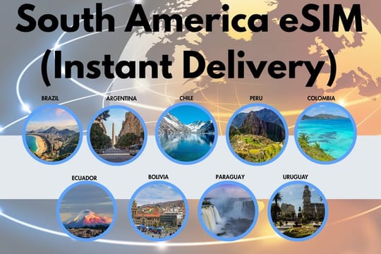 South America eSIM (Instant Delivery)