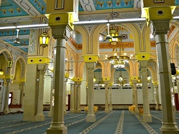 Inside Jumeirah Mosque