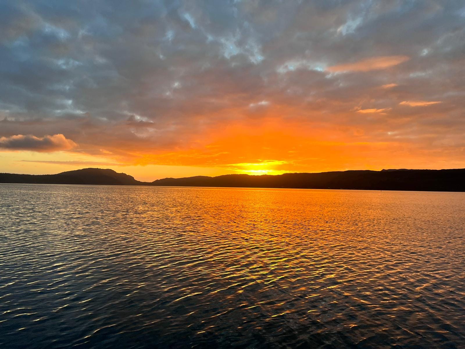 the view of the sunrise over Matawhaura maunga