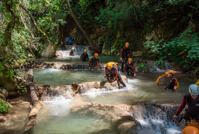 Canyoning Neda Waterfalls photo 5