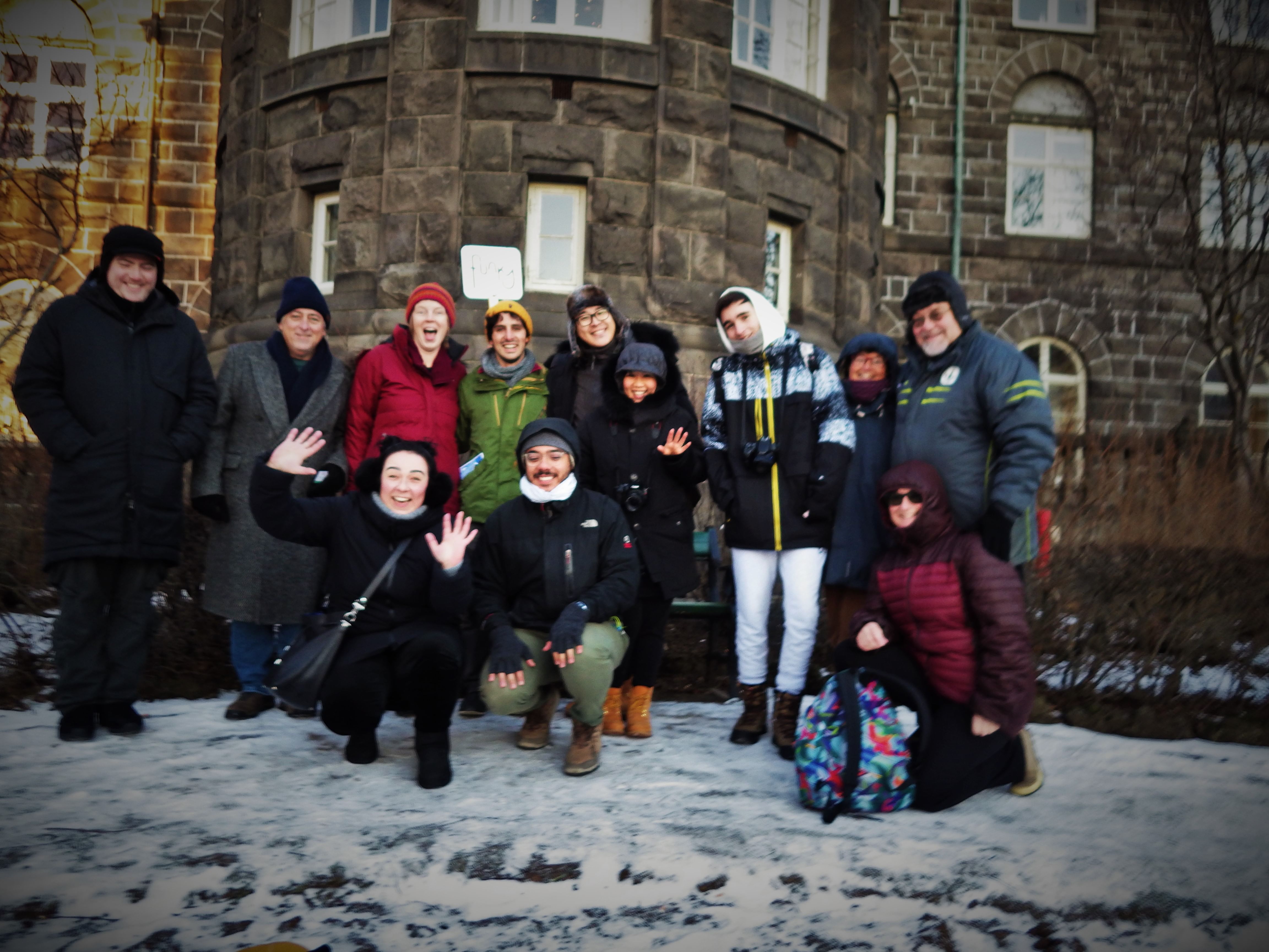Funky Iceland Reykjavik walking tour group