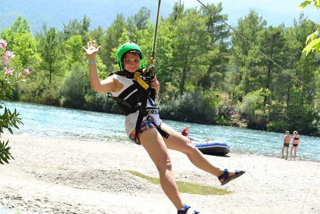 2 IN 1 Rafting and Zipline Combo Package Activity in Belek 9