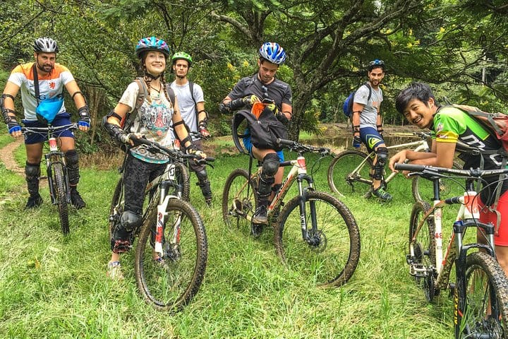 Biking after the hike