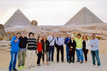 Private Giza Pyramids Sphinx Memphis Saqqara Lunch and Camel
