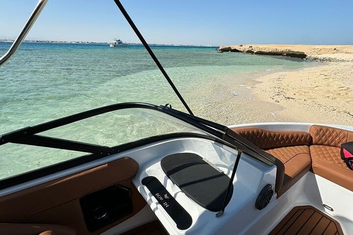 Private Speedboat to Magawish Island ,Snorkeling from Hurghada