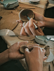 Tile cat Handmade experience 