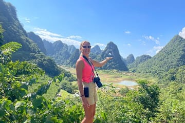 From Hanoi: Ban Gioc Waterfall – Angel Mountain 2nights/1day