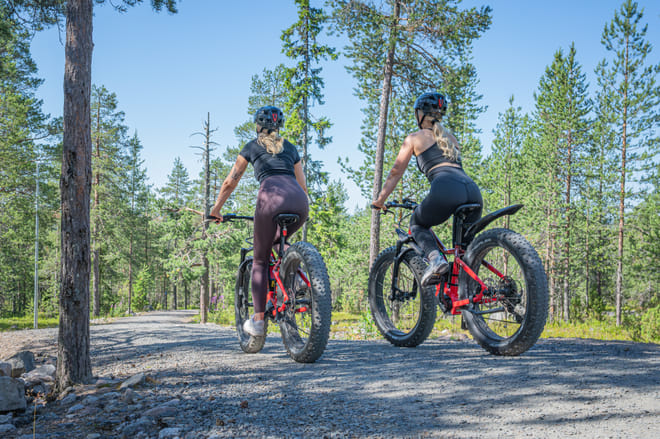 StayLapland Electric Fatbike tour in the wilderness in Rovaniemi, Lapland