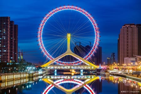Tianjin One-Day Tour: Dule Temple, Tianhou Palace, Dabei Chanyuan, and Tianjin Eye Ferris Wheel