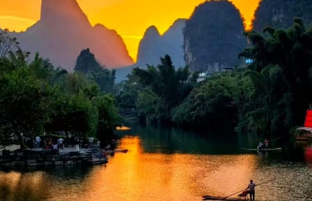Yangshuo Scenic Afternoon Tour with Sunset Views and Pickup