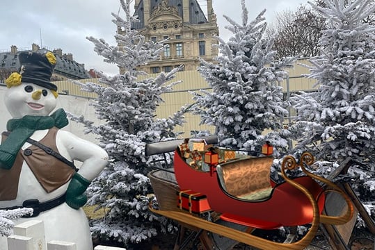 Paris Unusual game DE track on the Christmas markets